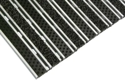 Fußmatte mit Bürsten mit Outdoor Einlage