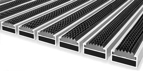 Fußmatten Außen mit Gummi