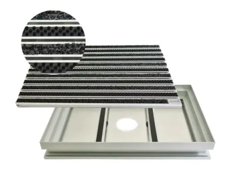 Aluwannen Set Outdoor Bürste