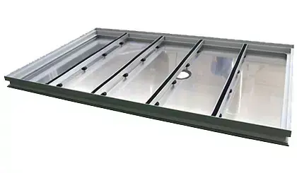 Schmutzfangwanne Aluminium