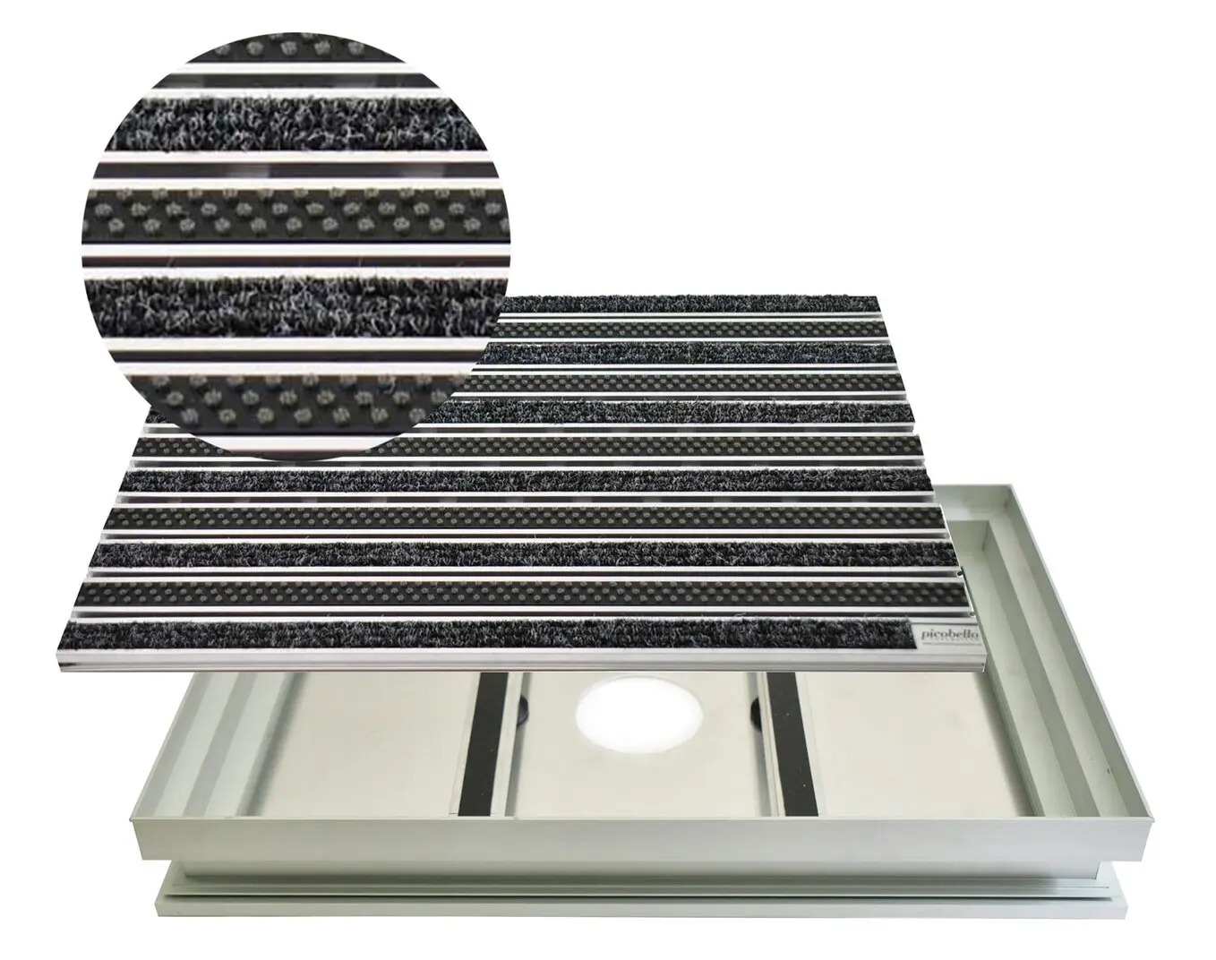 Schmutzfangwanne Alu